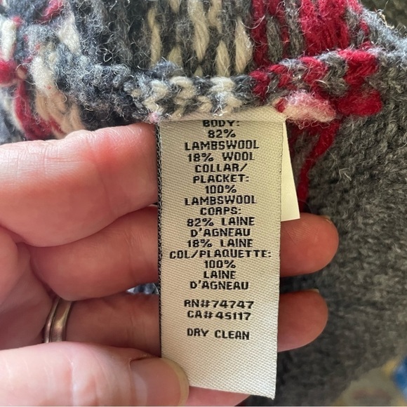 : Bob Timberlake Wool Blend Cardigan Sweater – Snap Closure – Size Small - Picture 7 of 11